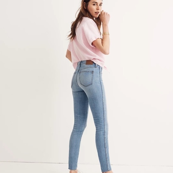 Madewell 9" High-Rise Skinny Jeans: Seamed Step-Hem Edition size 24‎ - Picture 4 of 15